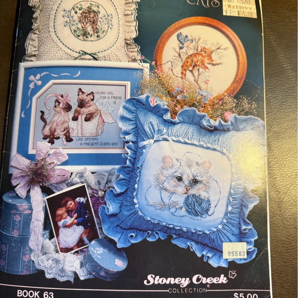 Collection Cat Embroidery Pattern Book